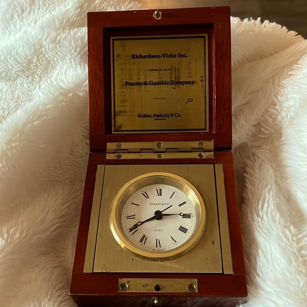 Vintage Tiffany & Co Desk Clock